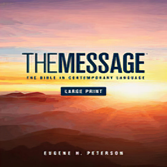 TEXTBOOK Message Bible-MS-Large Print Numbered - Large Print