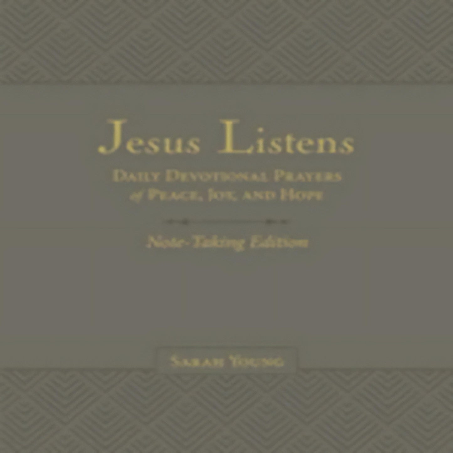 Jesus Listens Note-Taking Edition, Leathersoft, Gray, with Full Scriptures: Daily Devotional Prayers of Peace, Joy, and Hope234-031623-1400235472DPGBOOKSTORE.COM. Today's Bestsellers.