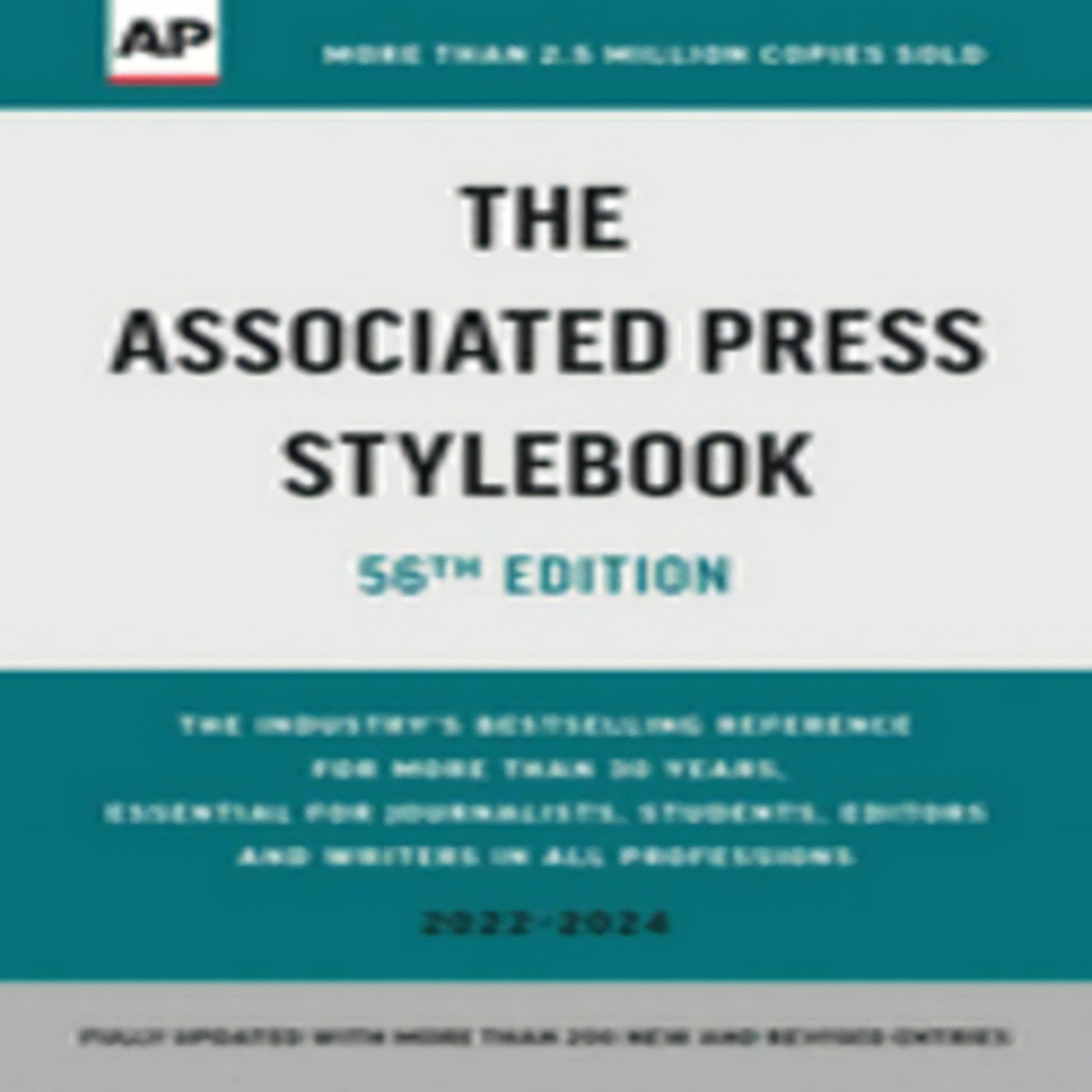 TEXTBOOK The Associated Press Stylebook: 2022-2024221-031523-1541601653DPGBOOKSTORE.COM. Today's Bestsellers.